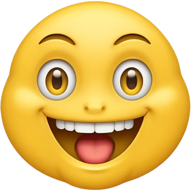 The 😬 mouth with the 😁 eyes please emoji