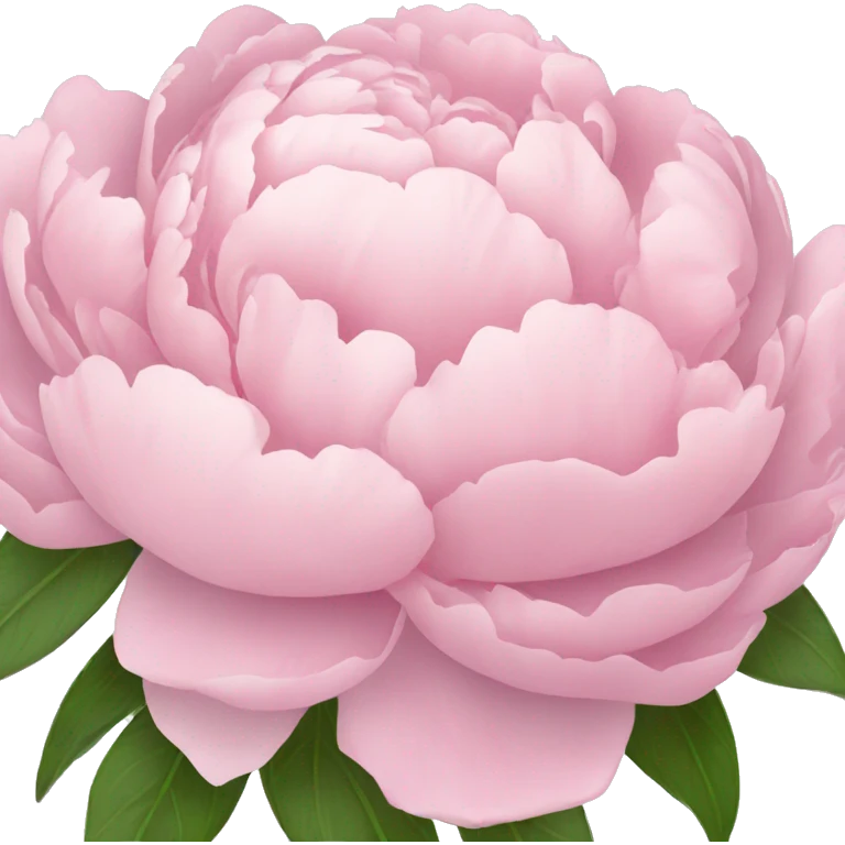 Bouquet of light pink peonies emoji