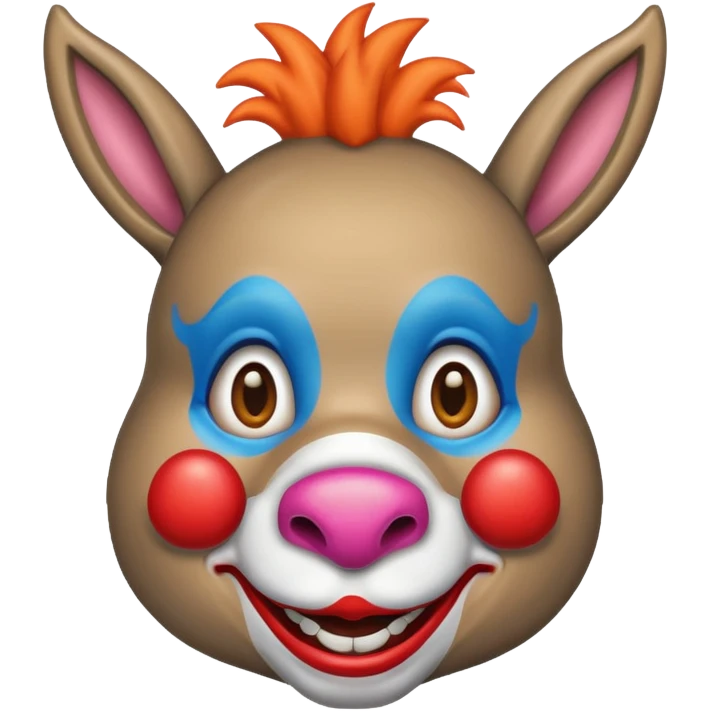 donkey clown emoji