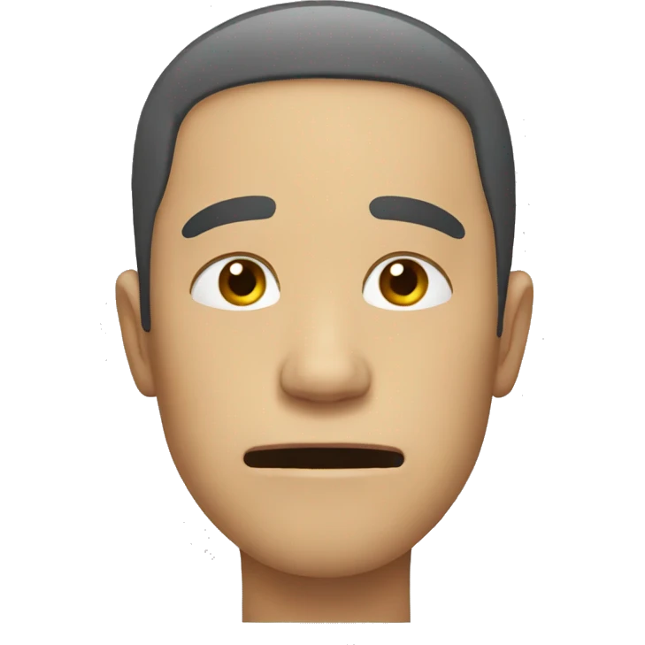 A man crying emoji