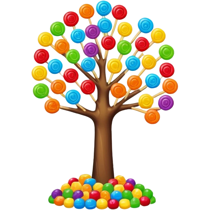 Candy tree emoji