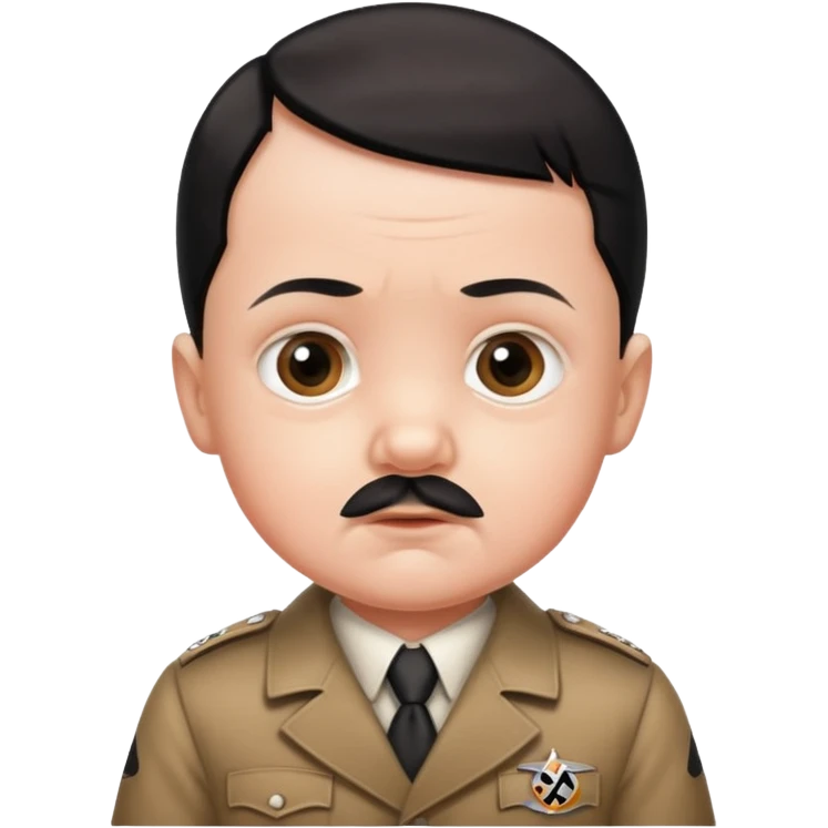 Hitler babyface emoji