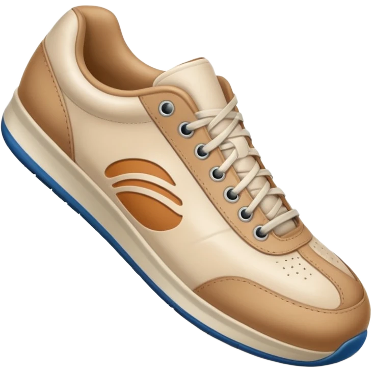  a foot wearing a sneaker pressing on the ground, leaving a visible shoe print beneath. Rounded, glossy, smooth, soft shadows, white background.


 emoji