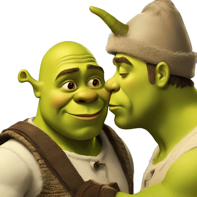 shrek kiss emoji