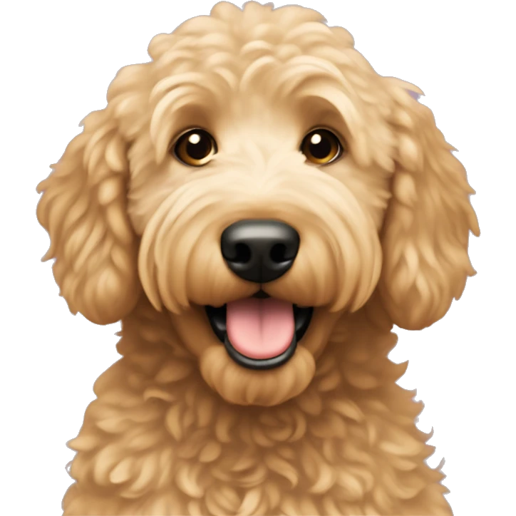 Golden doodle ￼  emoji