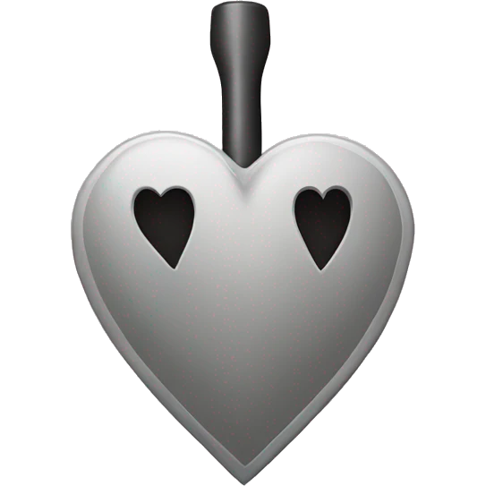 Heart with spade emoji