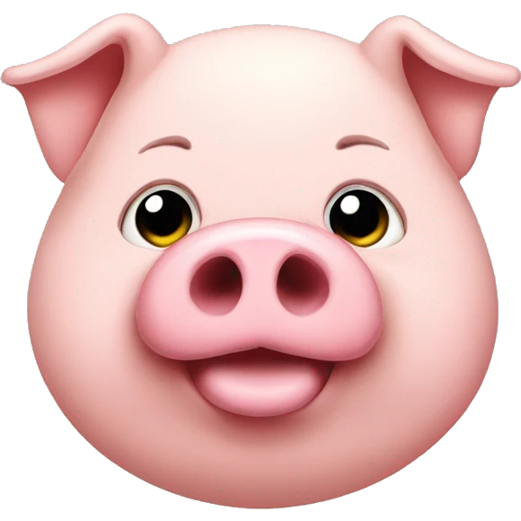 fat pig emoji