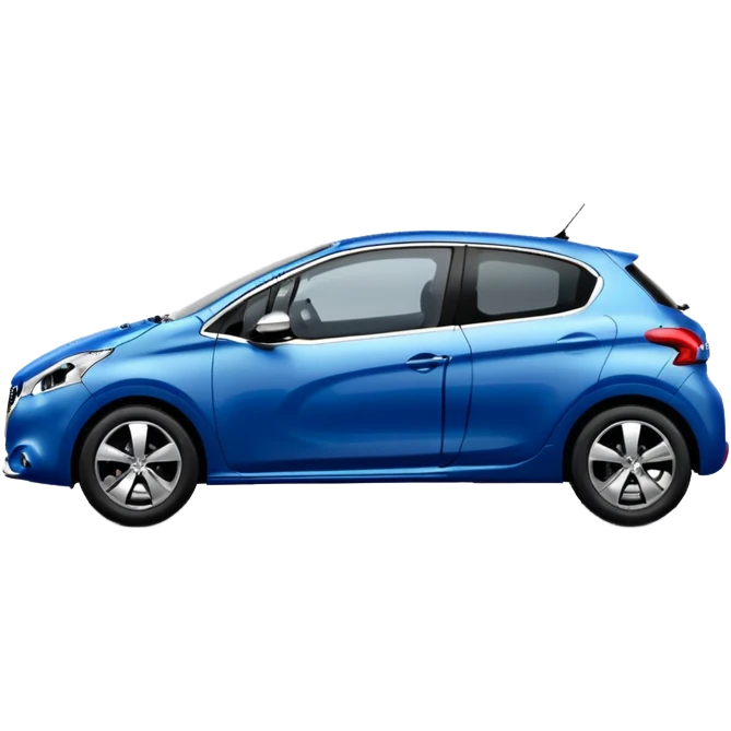 Peugeot 208 blu emoji