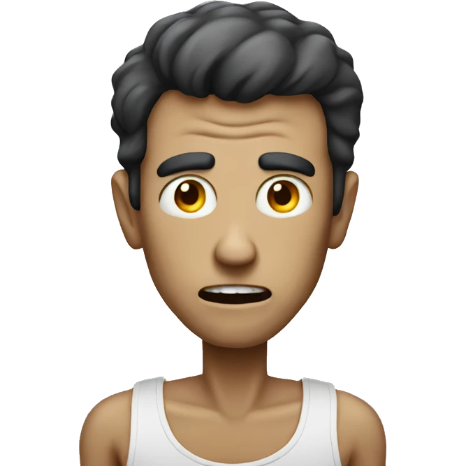scary man who is skinny  emoji