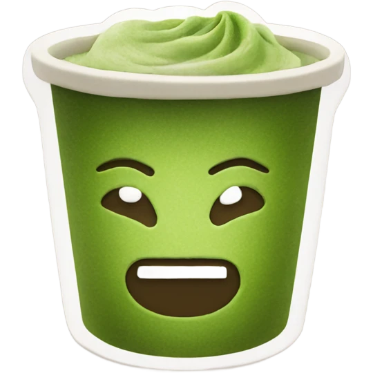 matcha in a handmade cup emoji