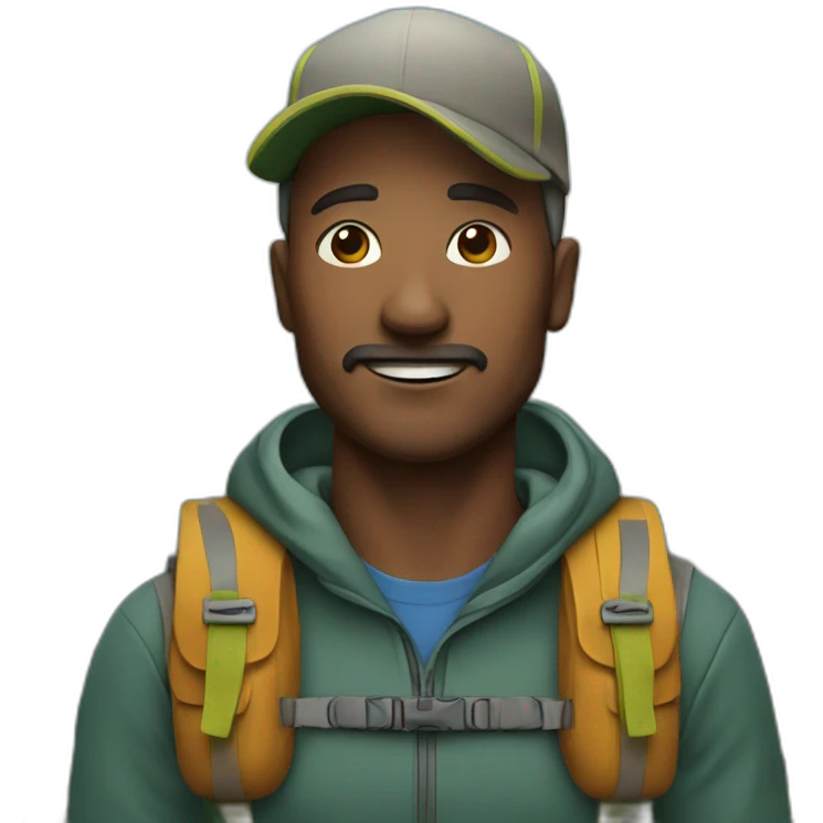 hiker emoji