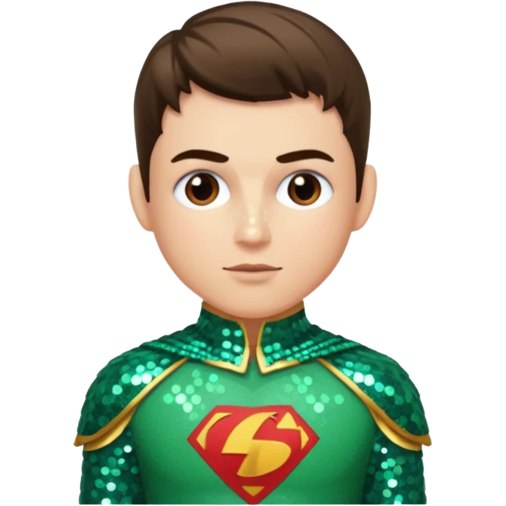 Robin from DC with Sequin Outfit emoji