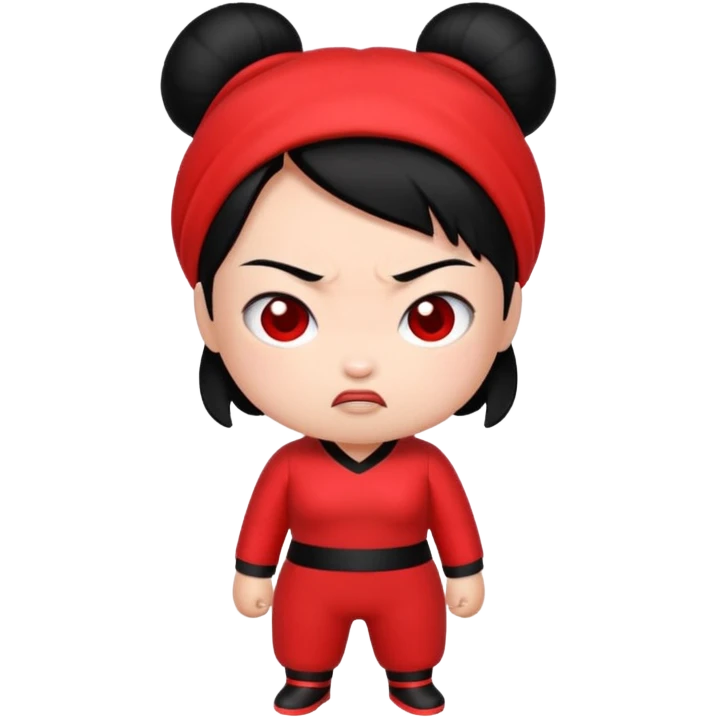 Pucca enojada emoji