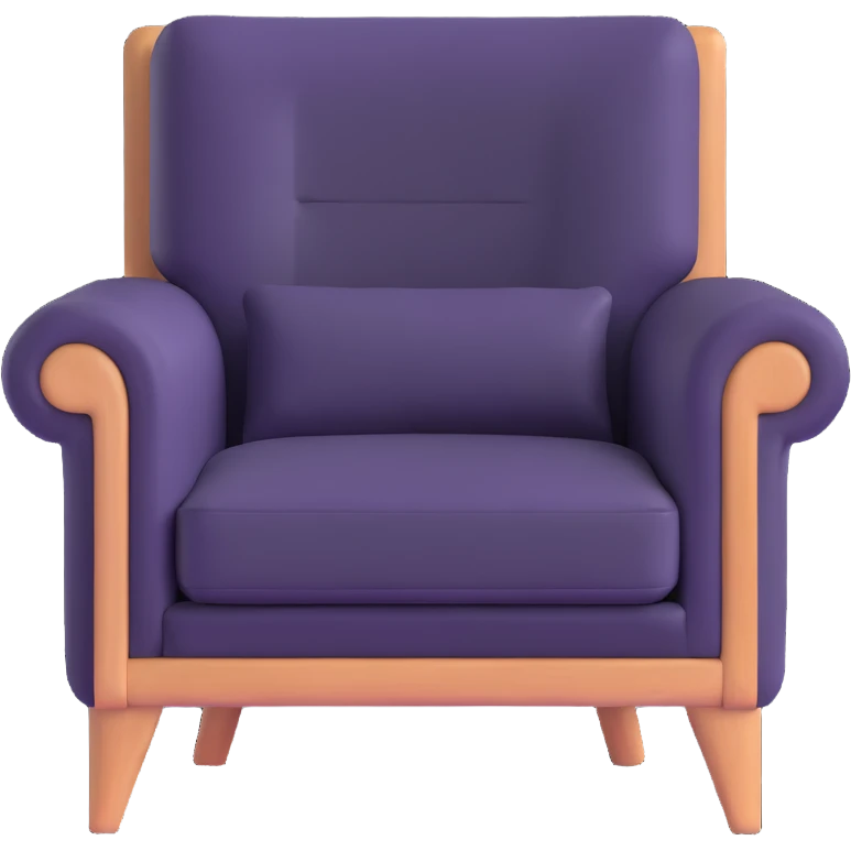 cozy armchair, warm and inviting emoji