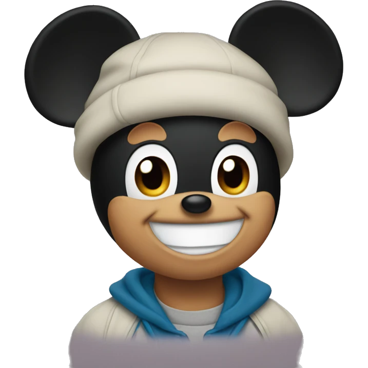 Mickey mouse emoji