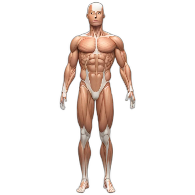 muscle mannequin anatomy emoji