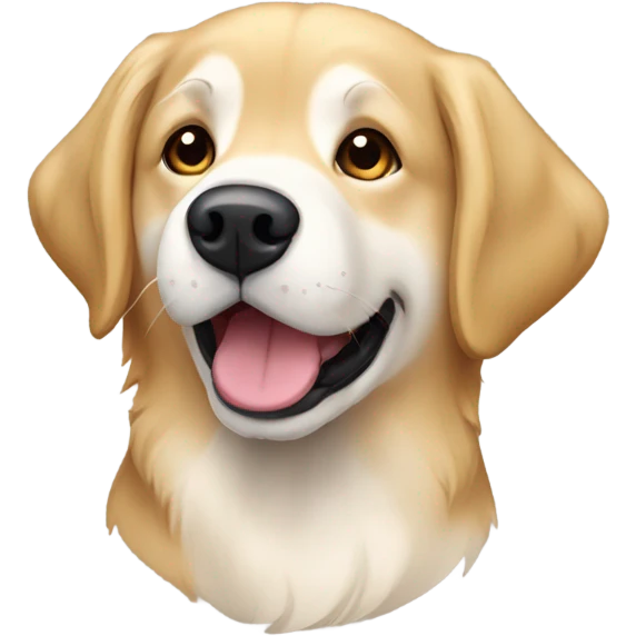 Golden retriever Labrador and husky mix emoji