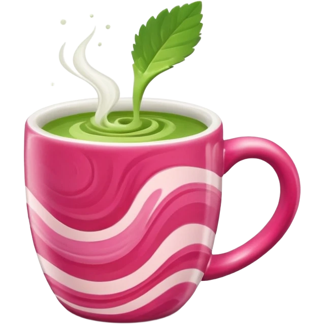 Strawberry matcha emoji