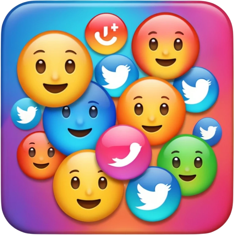 video social media emoji