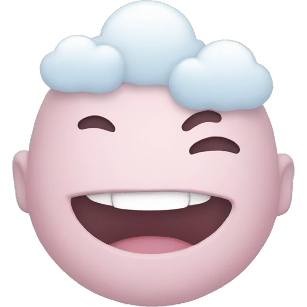 Bebé nubes emoji