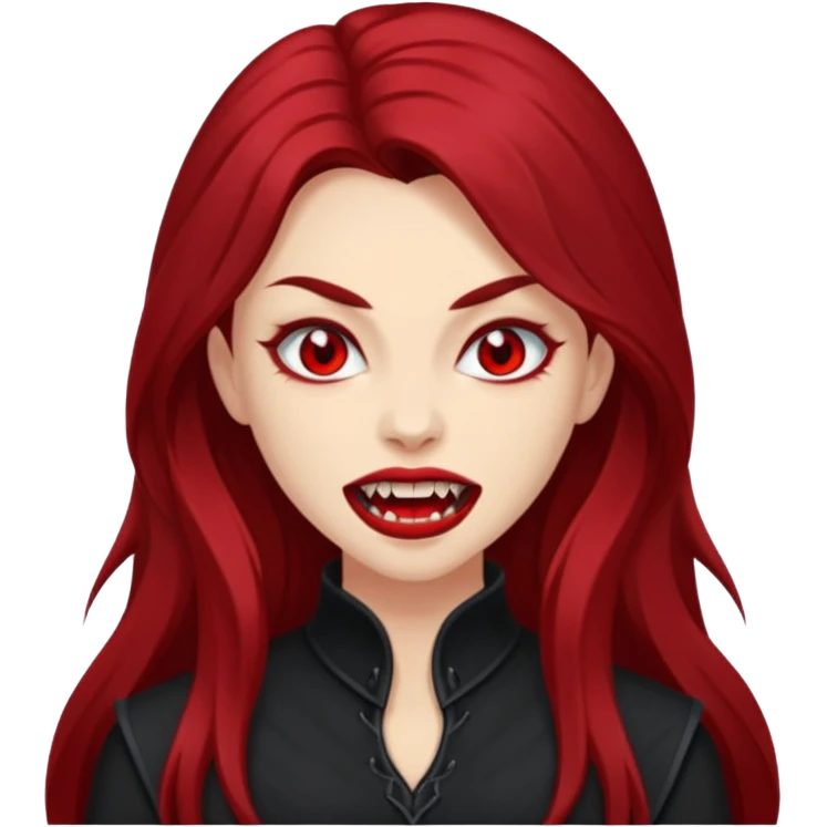 red women Vampire emoji