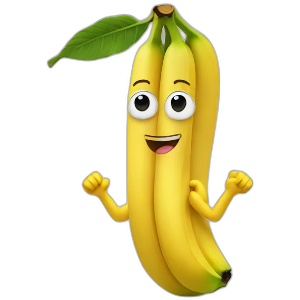 Banana with thumbs emoji
