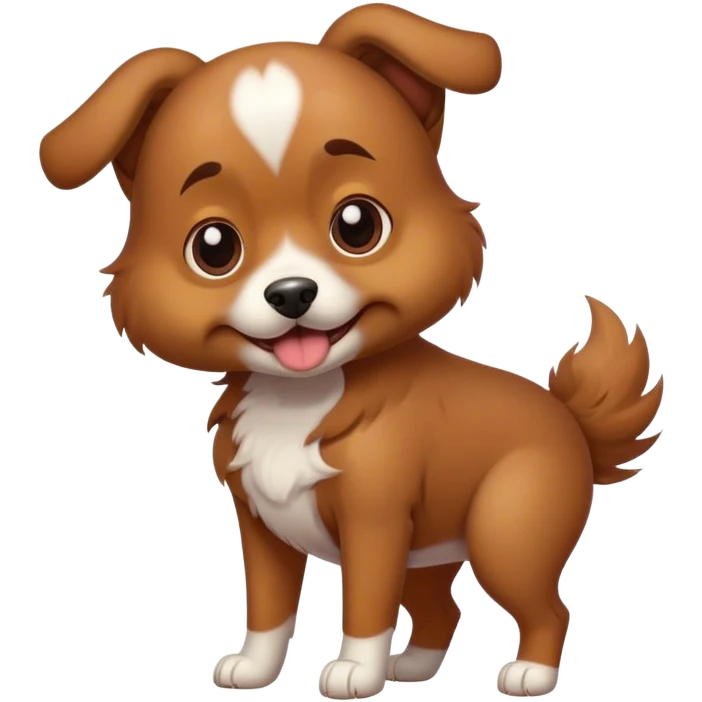 Dog shaking his ass  emoji
