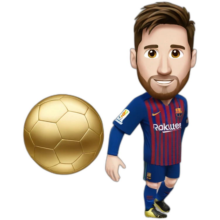 MESSI QUI VOLE le ballon d'or emoji