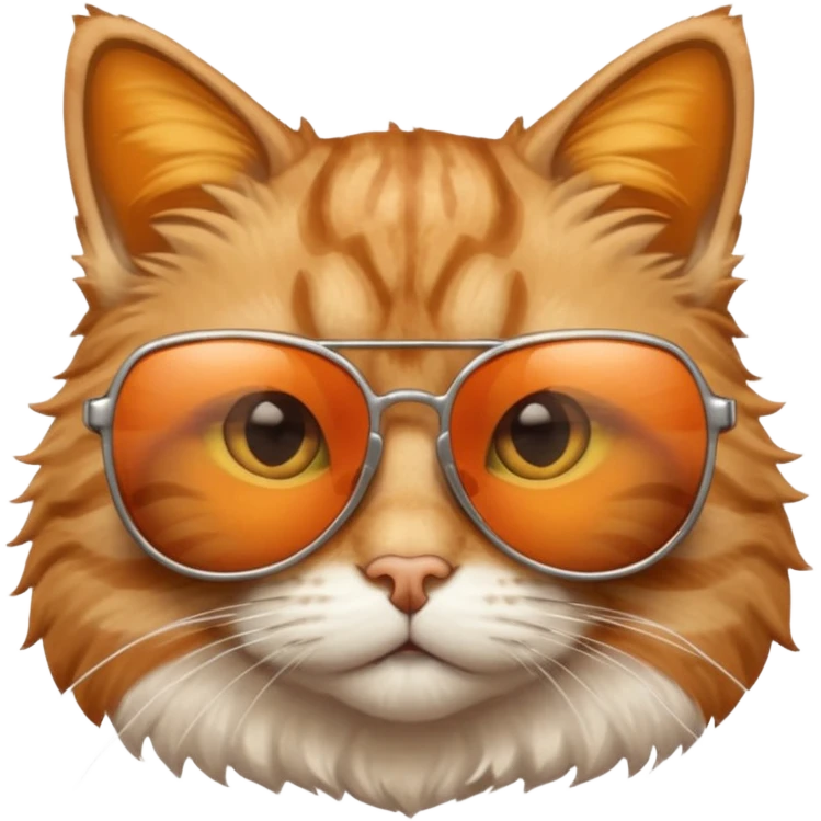 Cat wearing sunglasses emoji