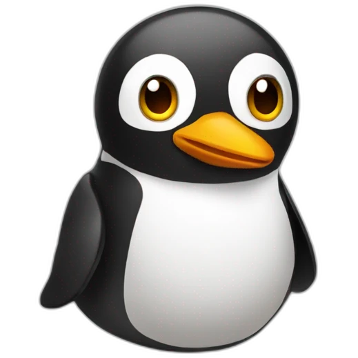 Pingouin sur épaule emoji