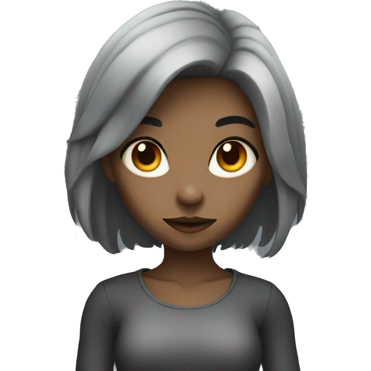 grey demon girl emoji