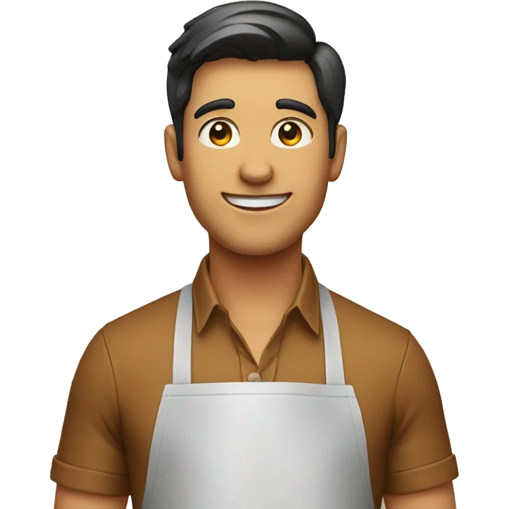 apron waiter emoji