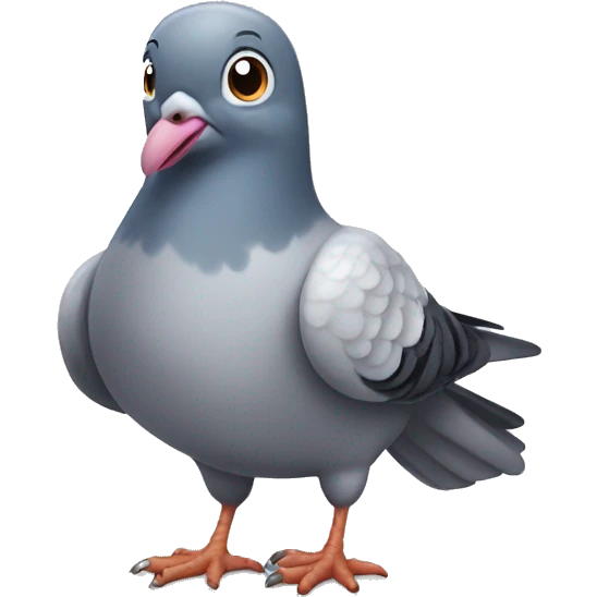 Happy pigeon emoji