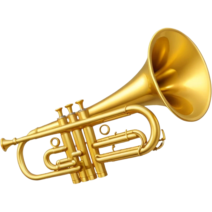shiny golden trumpet emoji