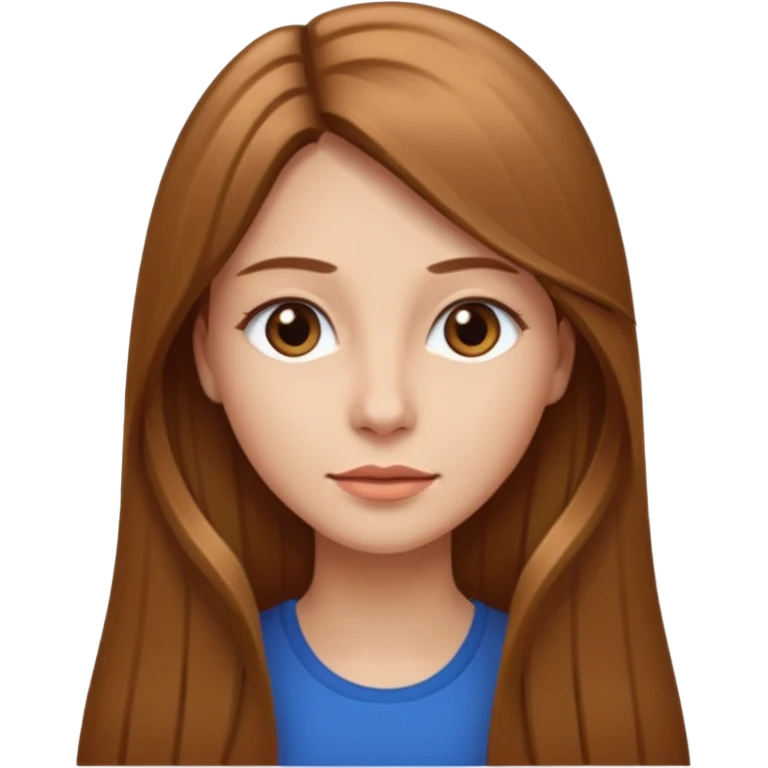 I capelli devono essere lunghi lisci castano chiaro  emoji