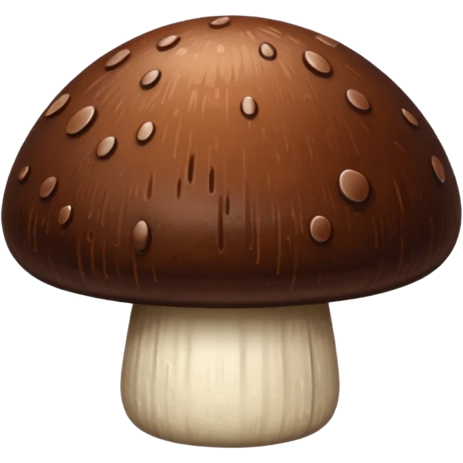Chocolate Mushroom Shape emoji
