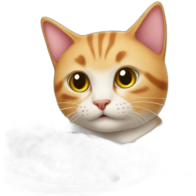 Cat in kebab emoji