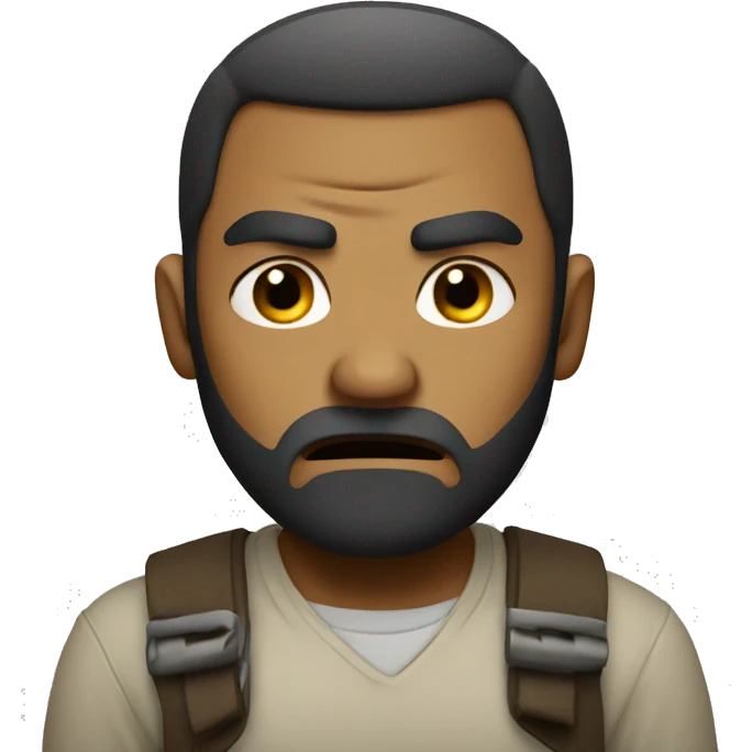 secretly angry emoji