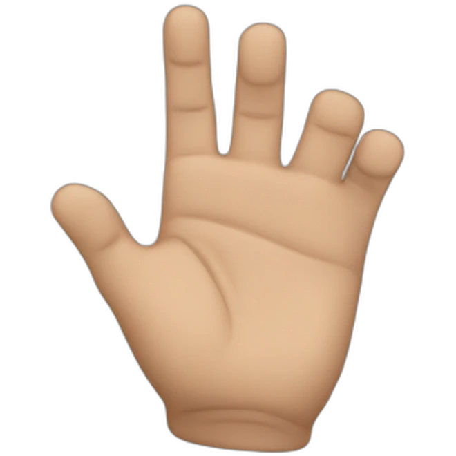 Middle fingger emoji