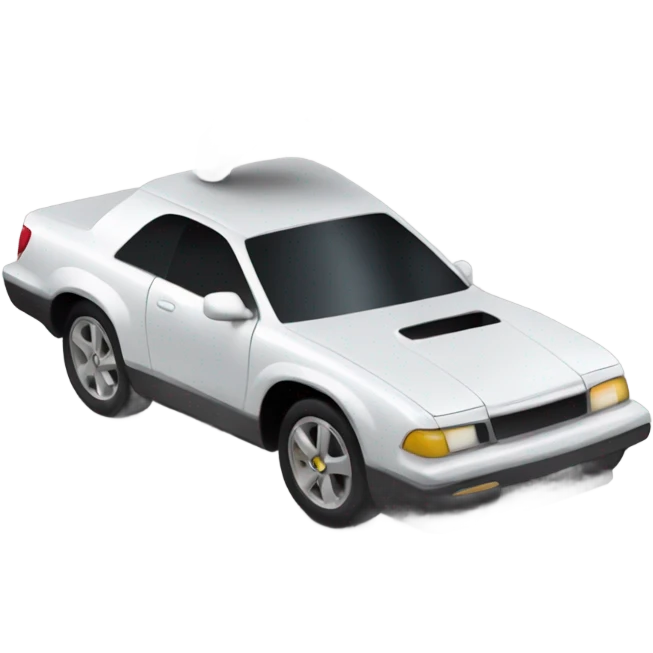 A drifting car emoji