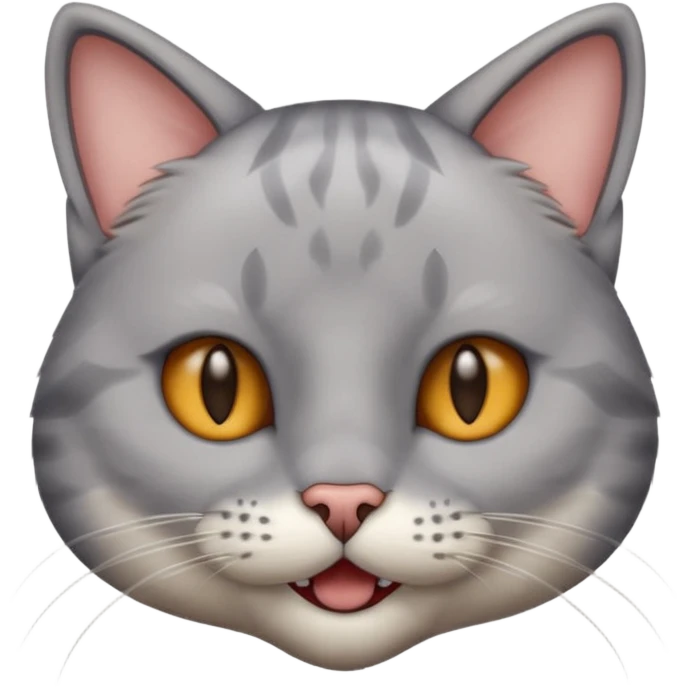 Cat with jawline mewing emoji