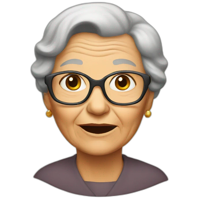 old women emoji