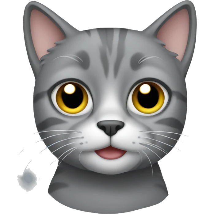 gray cat emoji