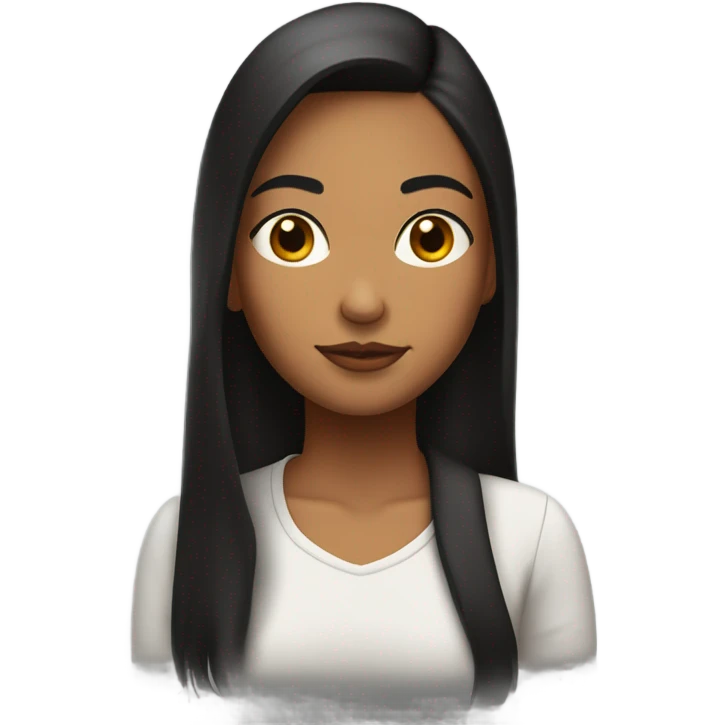 Chica morena  emoji