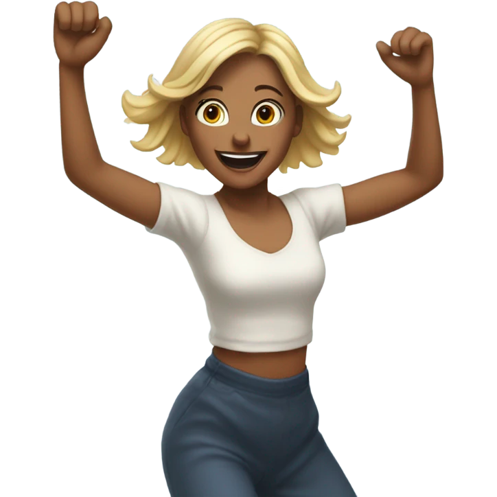 Kirsten dancing  emoji