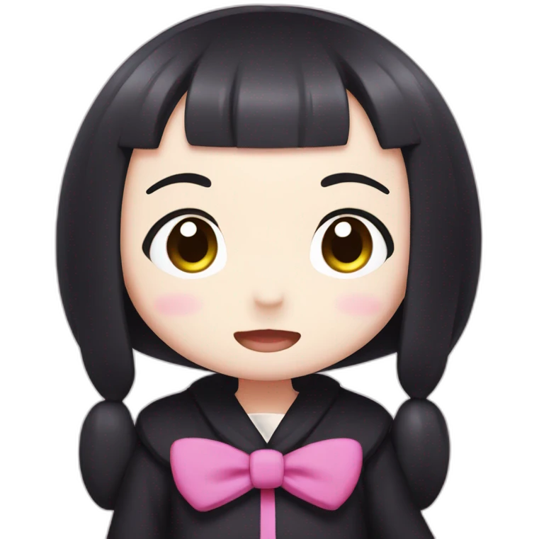 Kuromi Sanrio emoji