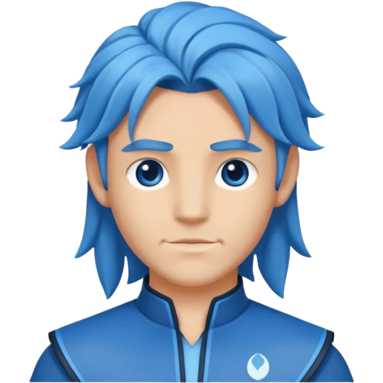 crea un avatar come personaggio AZUL emoji
