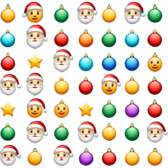 Emojis navidad emoji