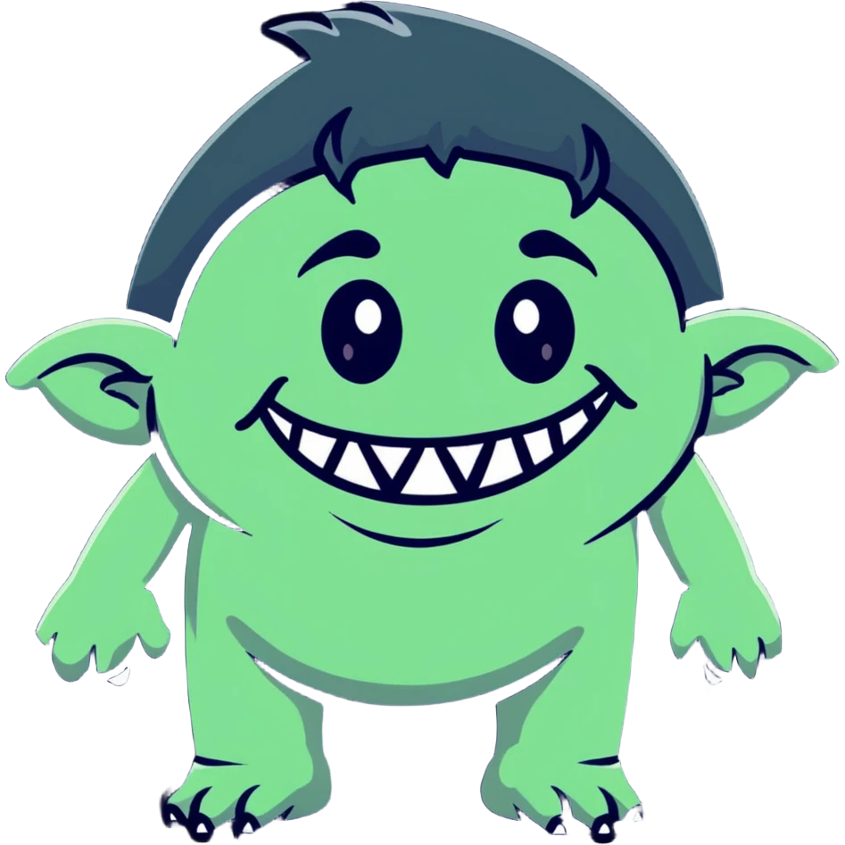 Classic troll face meme with creepy smile, popular on YouTube emoji
