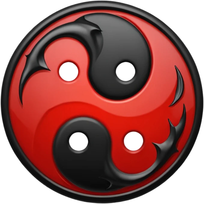 Yin Yang with Devil Combination emoji